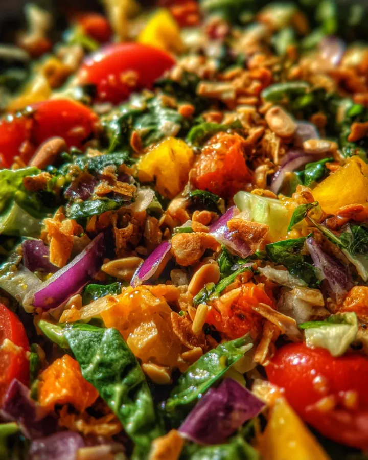 Crunchy Rainbow Chopped Power Salad