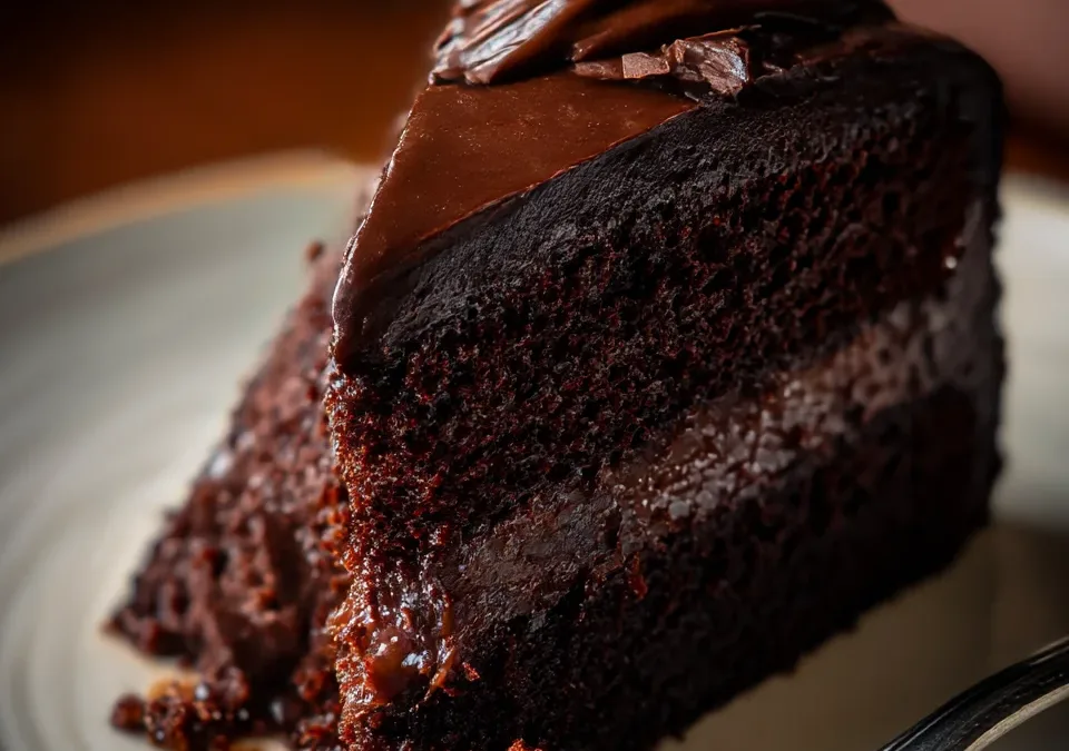Dark Chocolate Guinness Cake