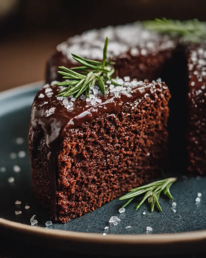 Dark Chocolate & Sea Salt Olive Oil Cake