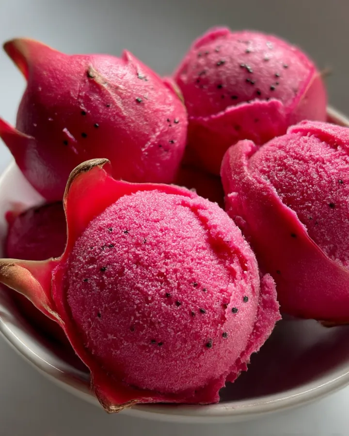 Dragonfruit Lychee Sorbet