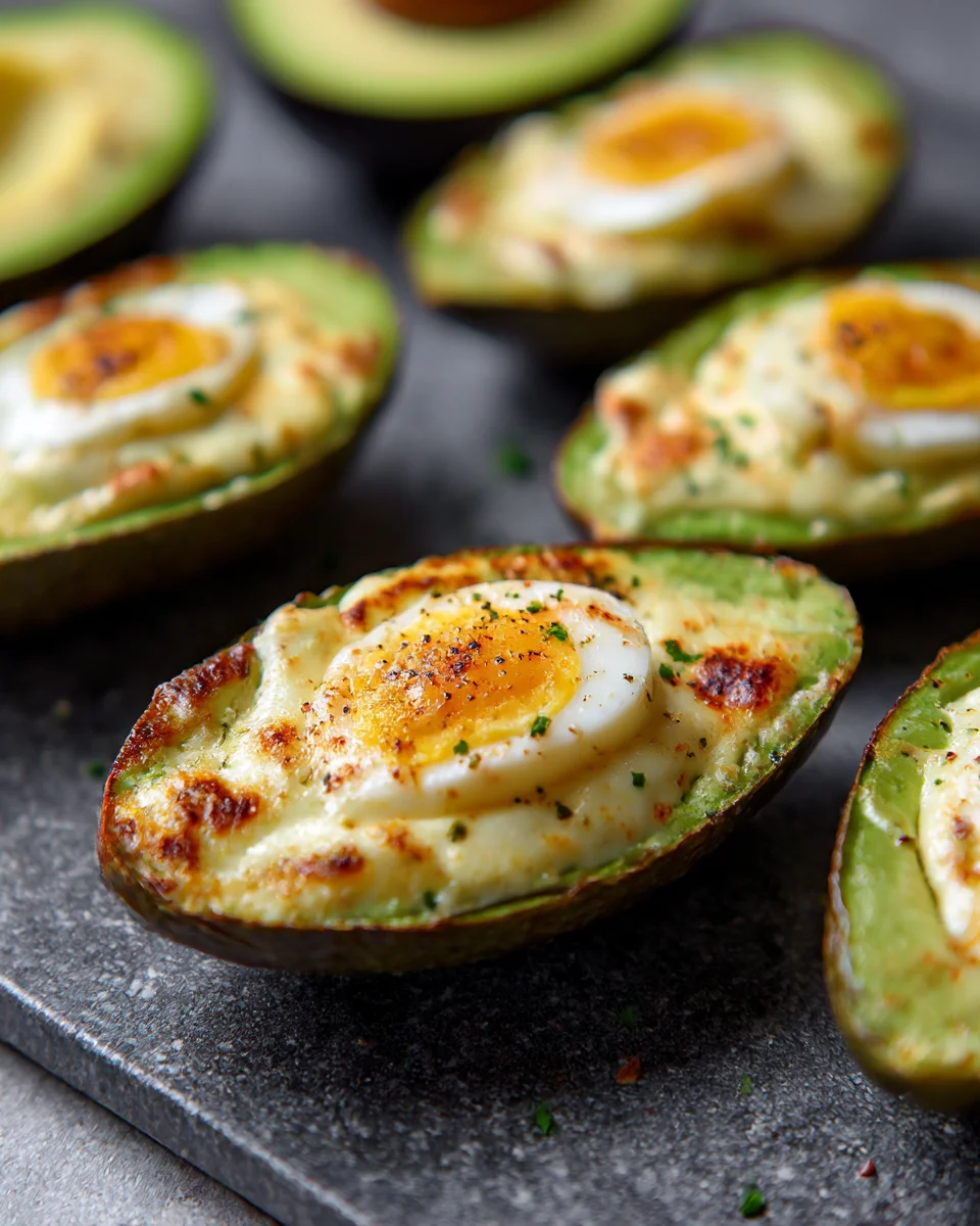 Easy Avocado Egg Boats Baked in the Oven