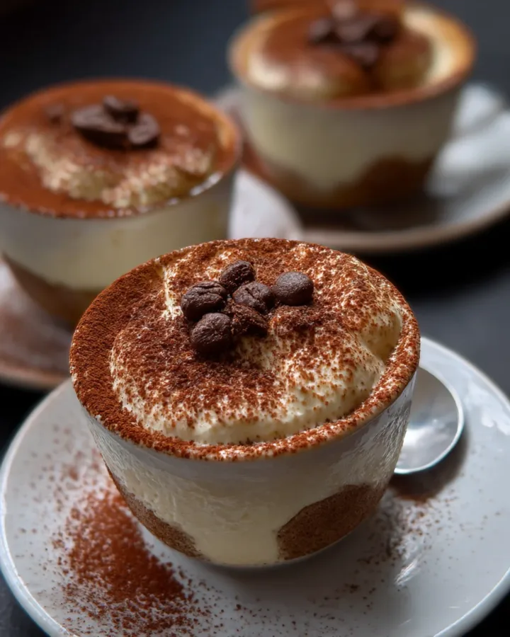 Espresso-Infused Tiramisu Cups
