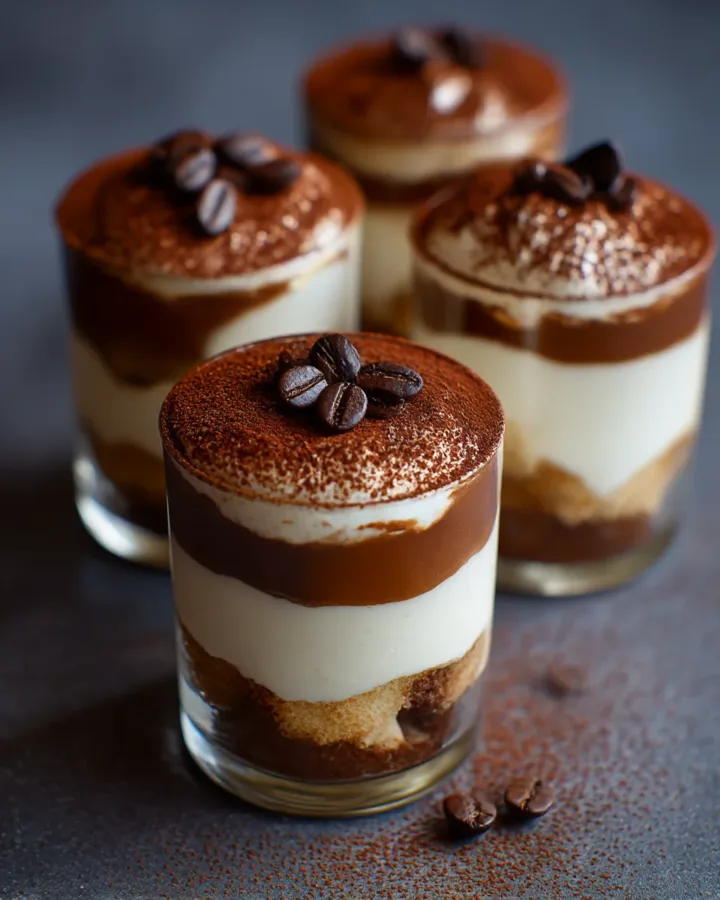Espresso-Infused Tiramisu Cups