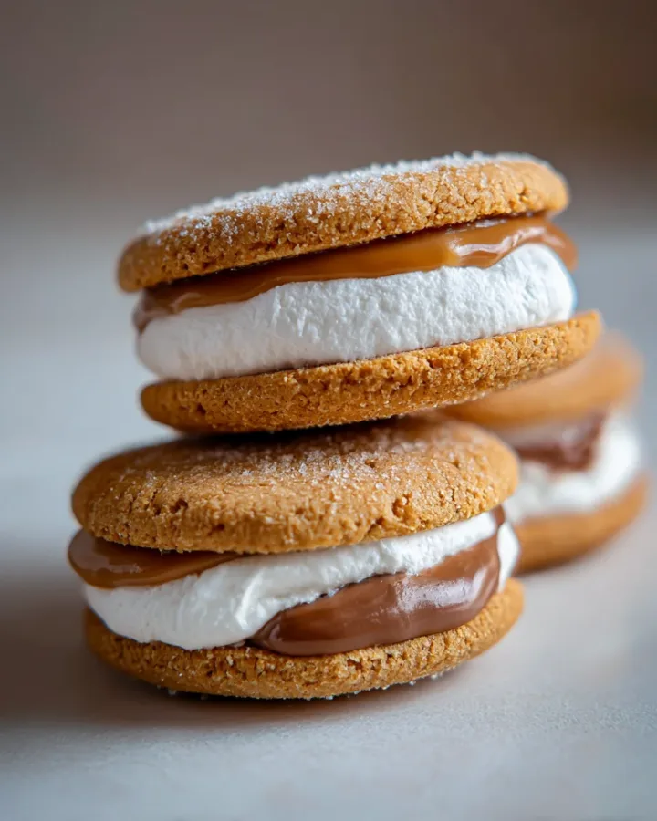 Fluffernutter Sandwich Cookies