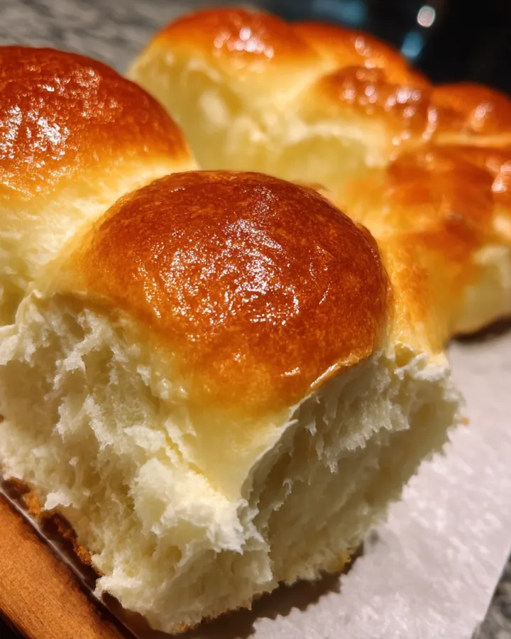 Fluffy Japanese Milk Bread Dinner Rolls