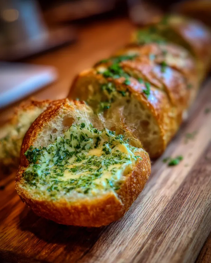 French Baguette with Herb Butter