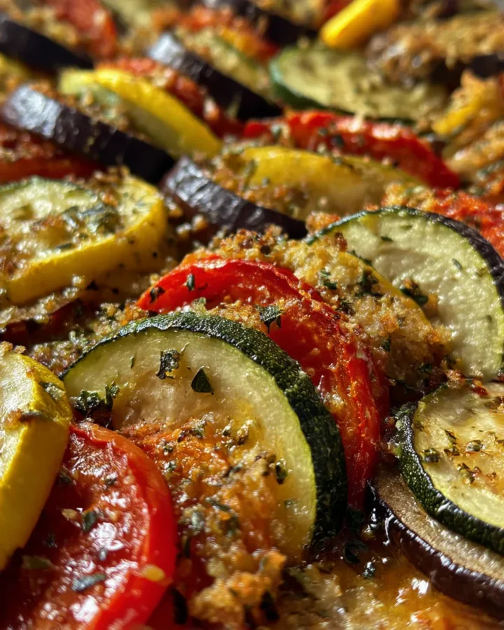 French Ratatouille with Herb Crumb