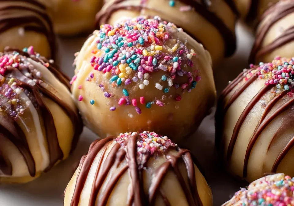 Frosted Sugar Cookie Dough Truffles (3)