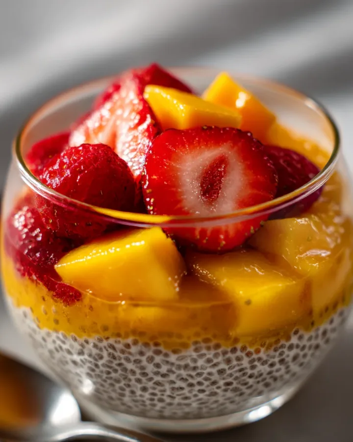 Fruit-Forward Mango Coconut Chia Pudding
