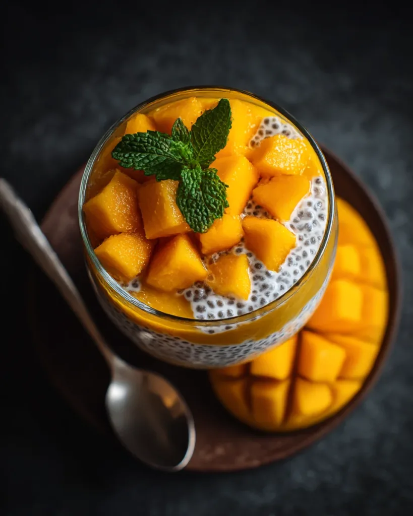Fruit-Forward Mango Coconut Chia Pudding
