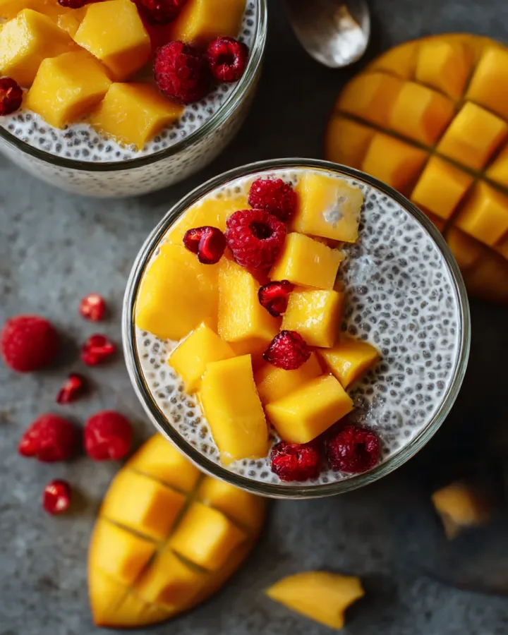 Fruit-Forward Mango Coconut Chia Pudding