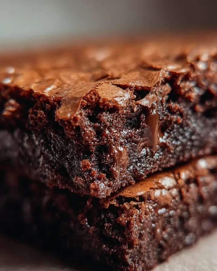 Fudgy Crinkle Top Brownies
