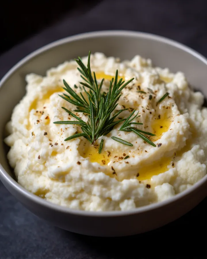 Garlic Mashed Cauliflower
