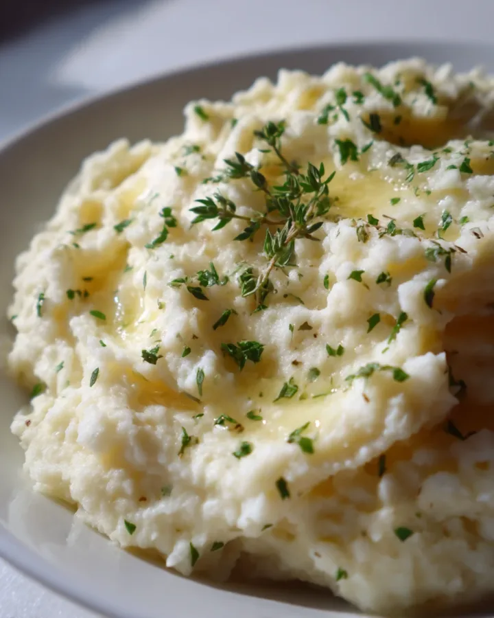 Garlic Mashed Cauliflower