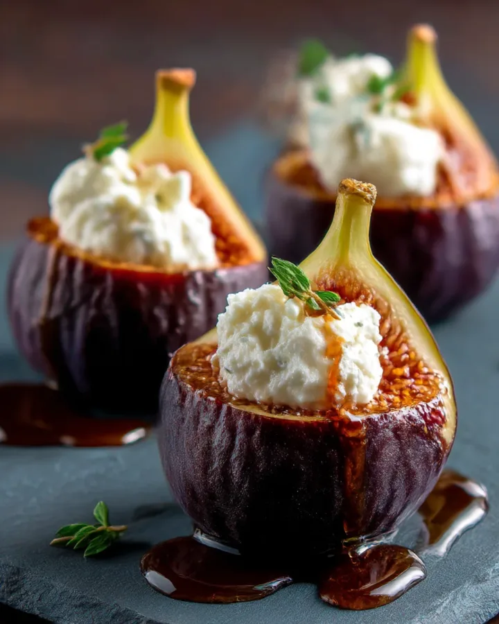Goat Cheese Stuffed Figs