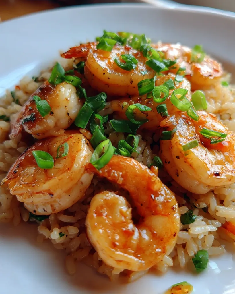 Honey Garlic Shrimp Fried Rice