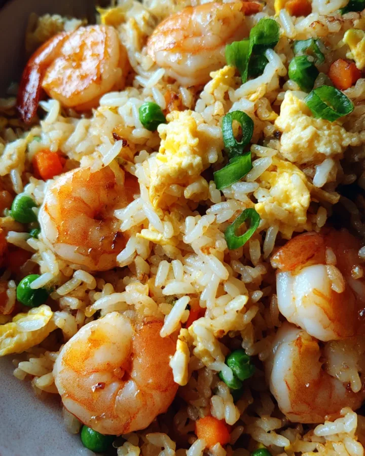 Honey Garlic Shrimp Fried Rice