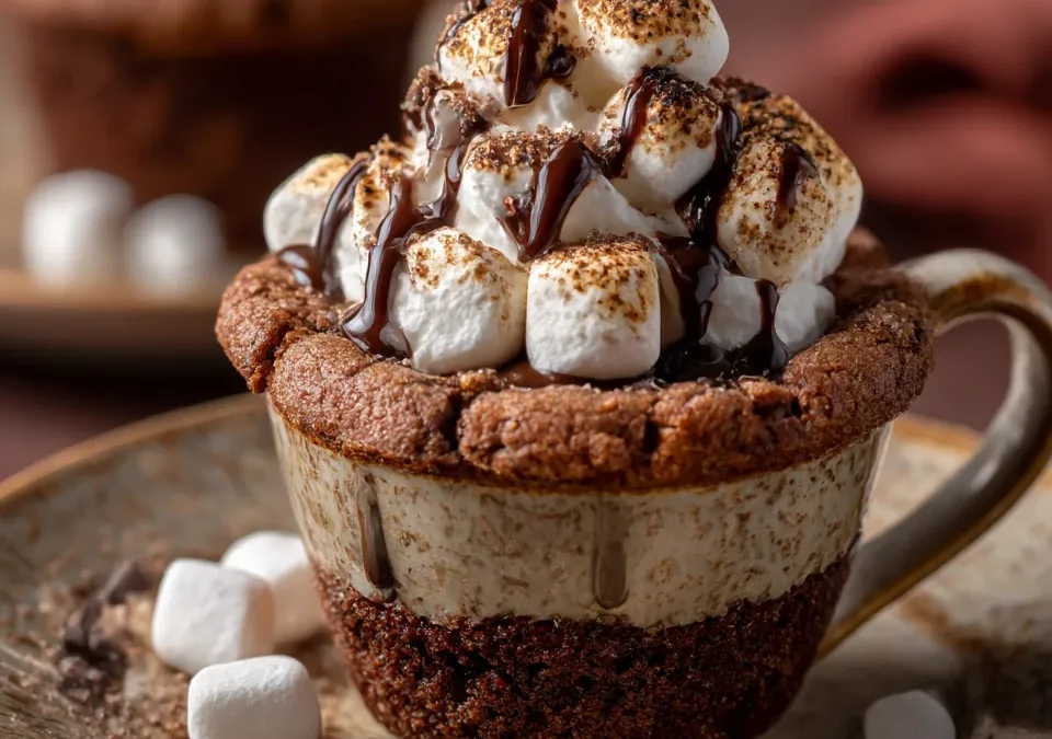Hot Cocoa Bomb Cookie Cups