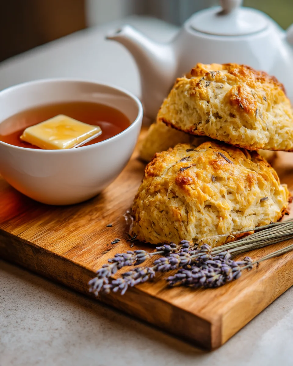 Lavender Earl Grey Scones