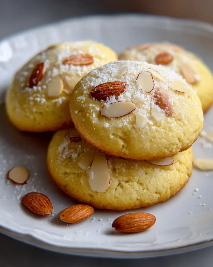 Lemon Ricotta Almond Cookies