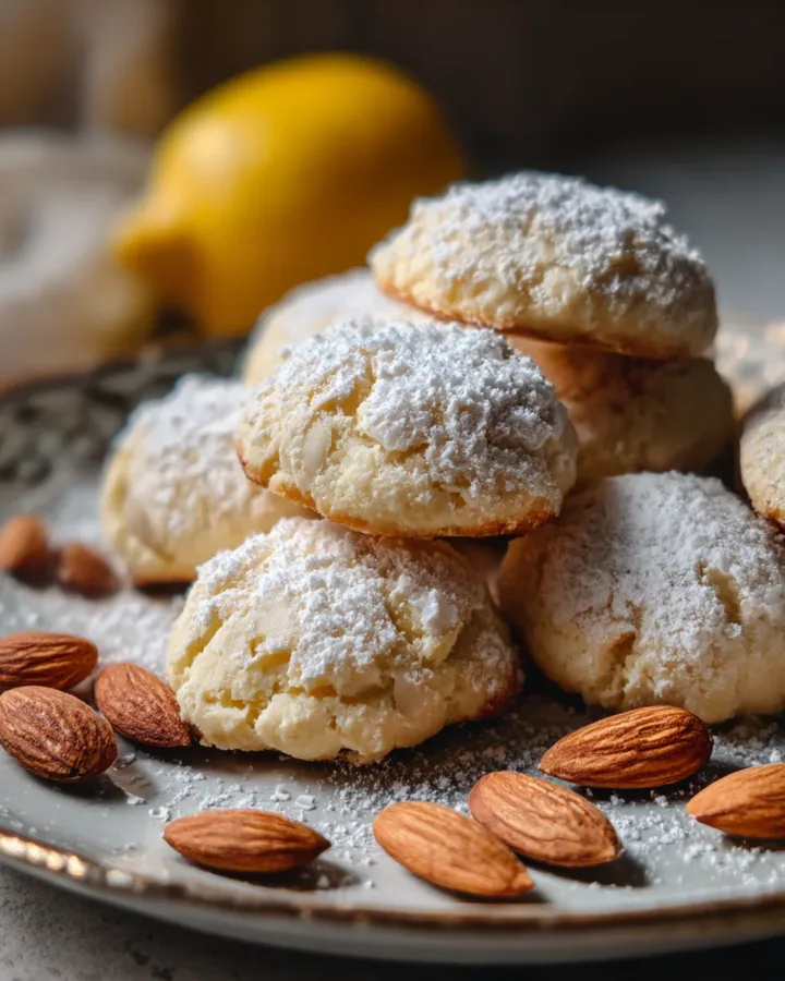 Lemon Ricotta Almond Cookies