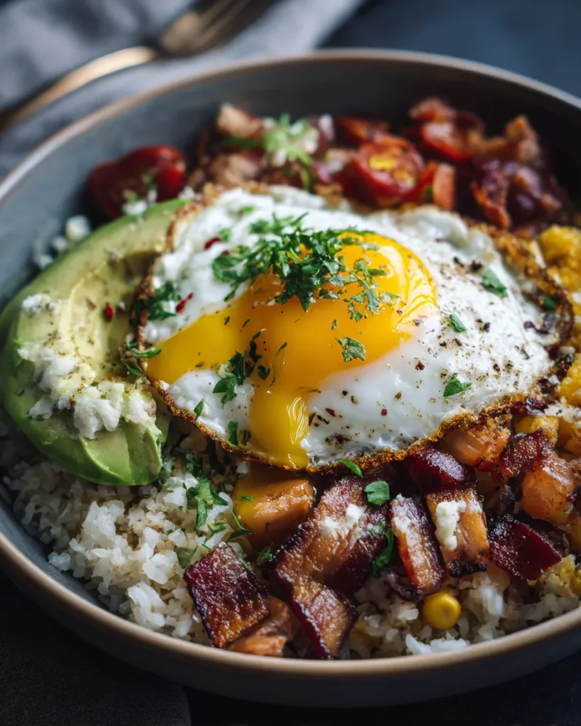 Loaded Savory Breakfast Burrito Bowls