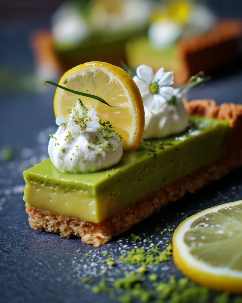 Matcha Tarte au Citron