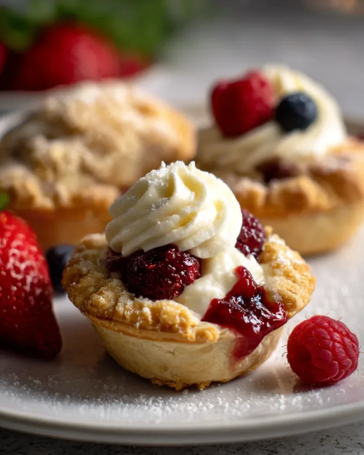 Mini Berry Cheesecake Hand Pies