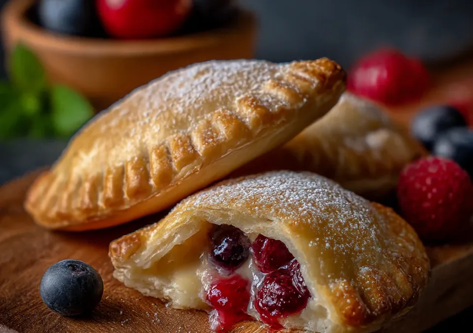Mini Berry Cheesecake Hand Pies