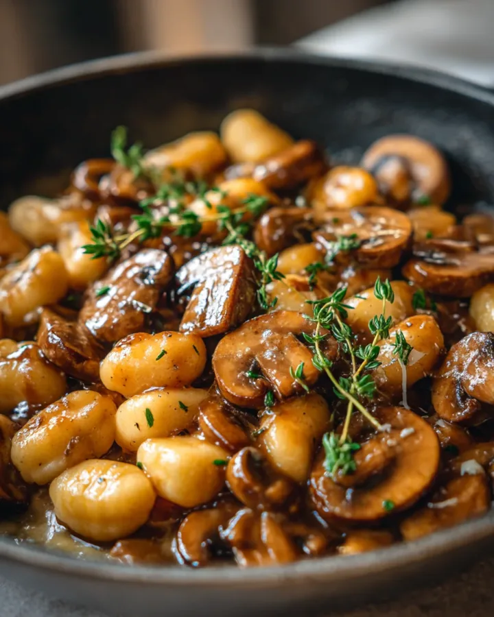 Mushroom Marsala Gnocchi Skillet