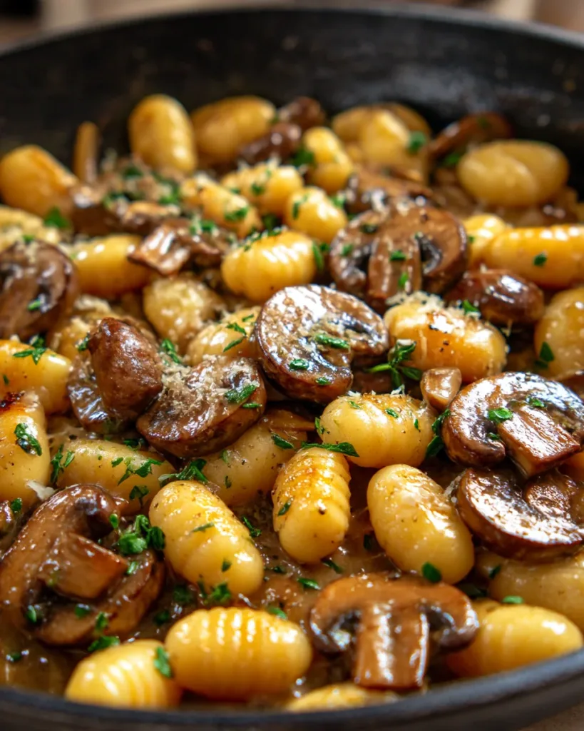 Mushroom Marsala Gnocchi Skillet