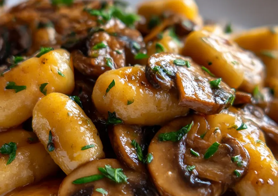 Mushroom Marsala Gnocchi Skillet