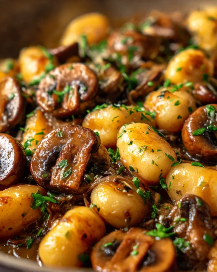 Mushroom Marsala Gnocchi Skillet
