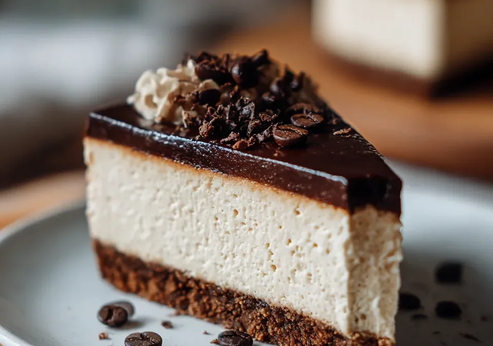 No-Bake Espresso Martini Cheesecake