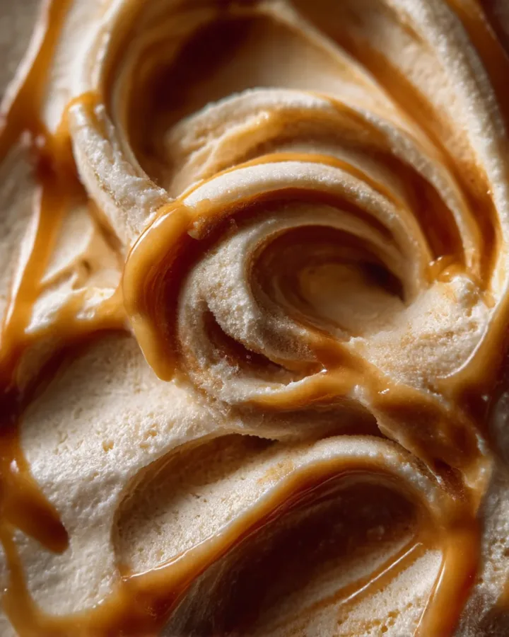 No-Churn Salted Caramel Ice Cream