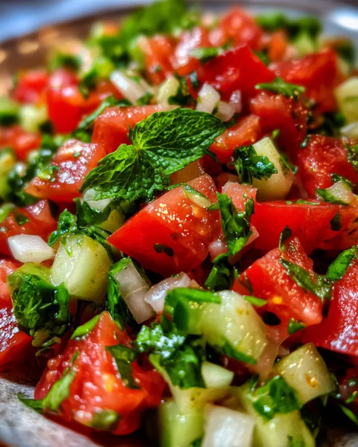 Persian Shirazi Salad