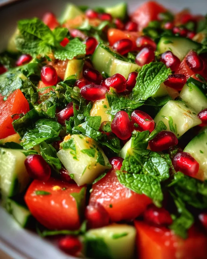 Persian Shirazi Salad