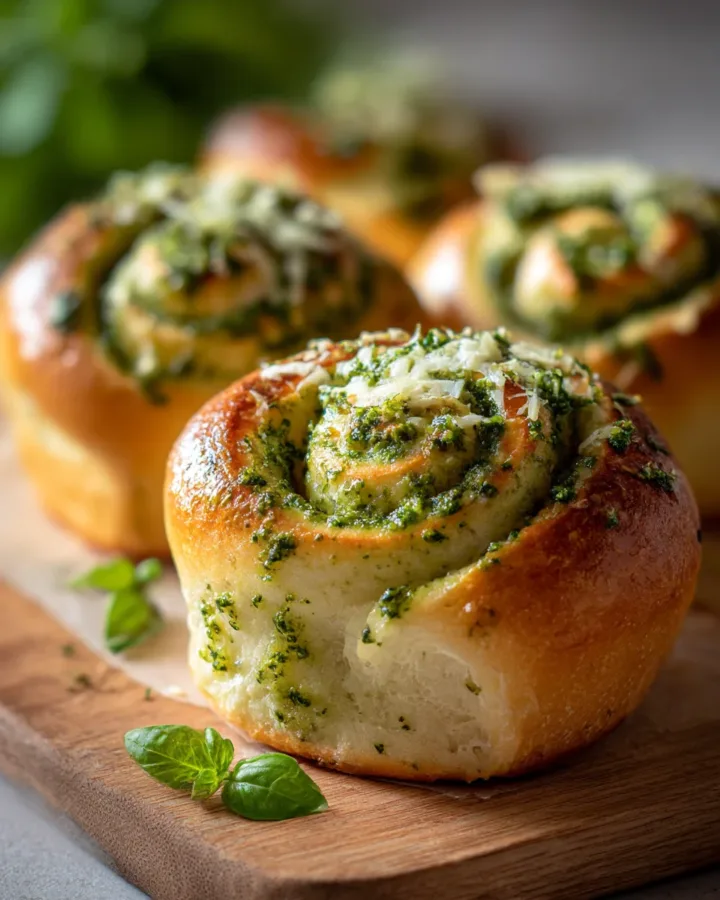 Pesto Swirl Rolls