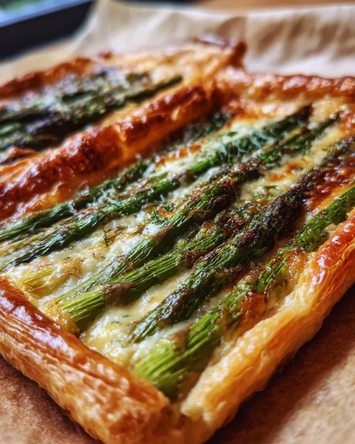 Puff Pastry Asparagus & Gruyère Tart