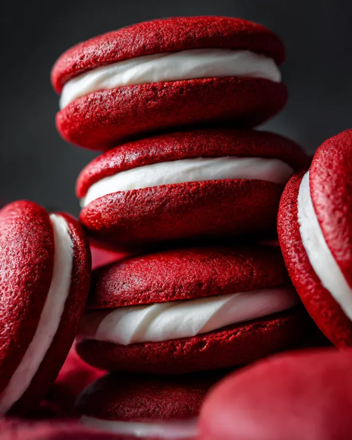 Red Velvet Whoopie Pies