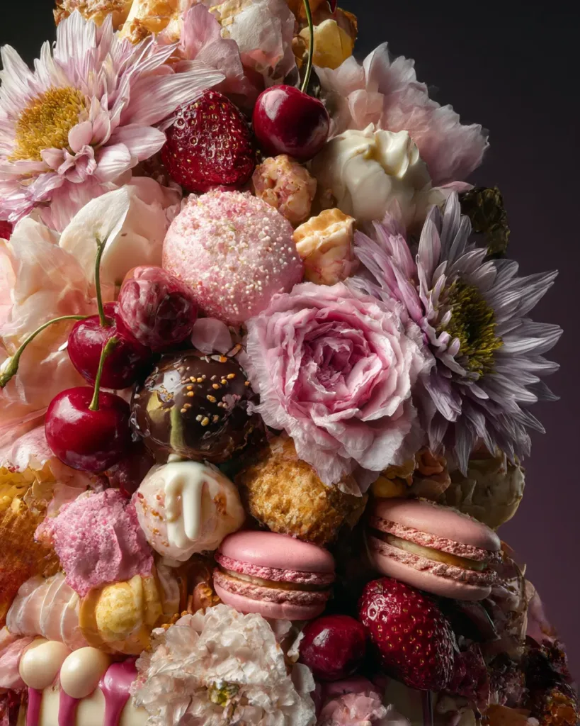 Silly Chaos Cake Bouquet for Surreal Soirées