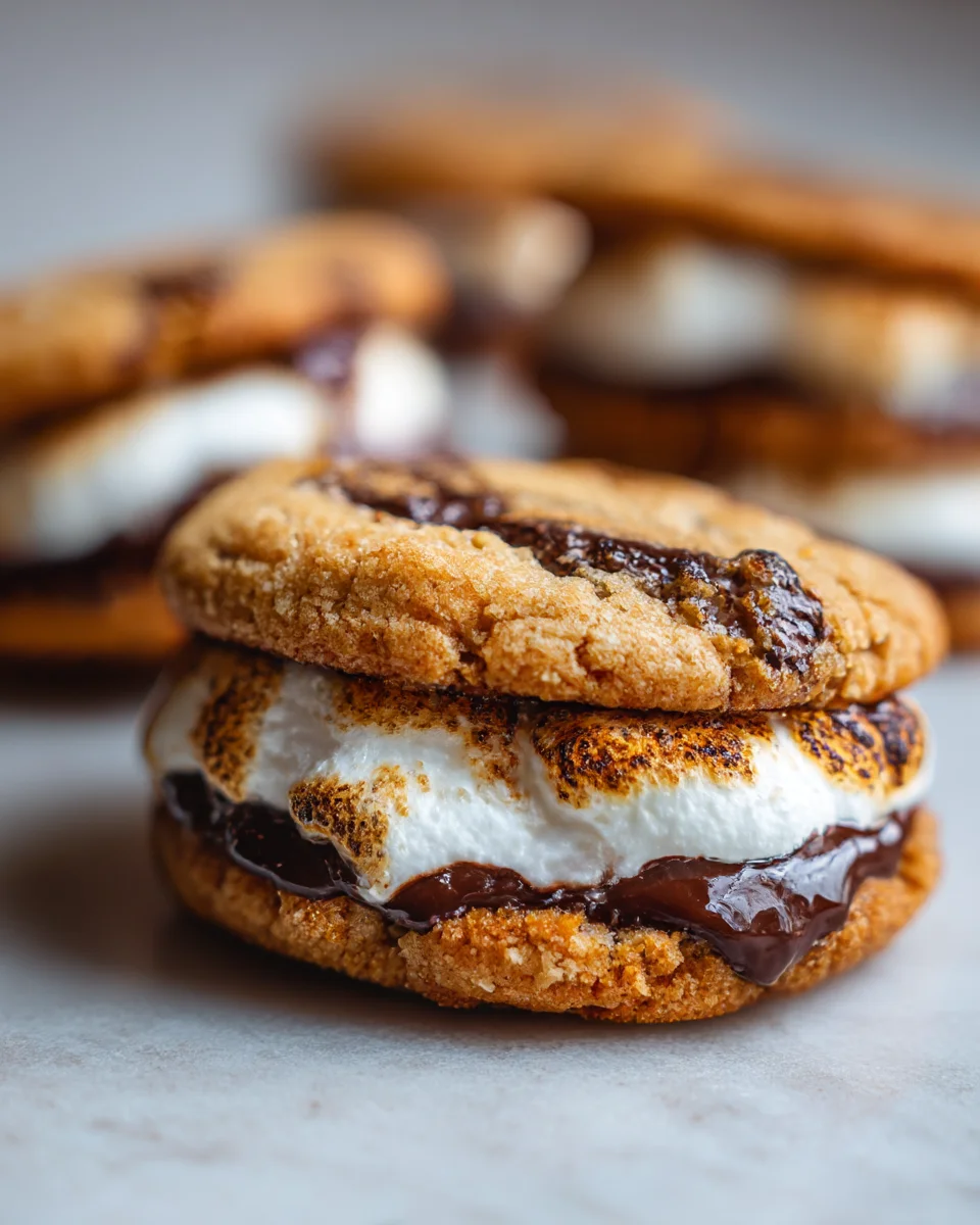S'mores Stuffed Cookies