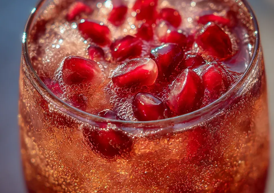 Sparkling Pomegranate Mocktail