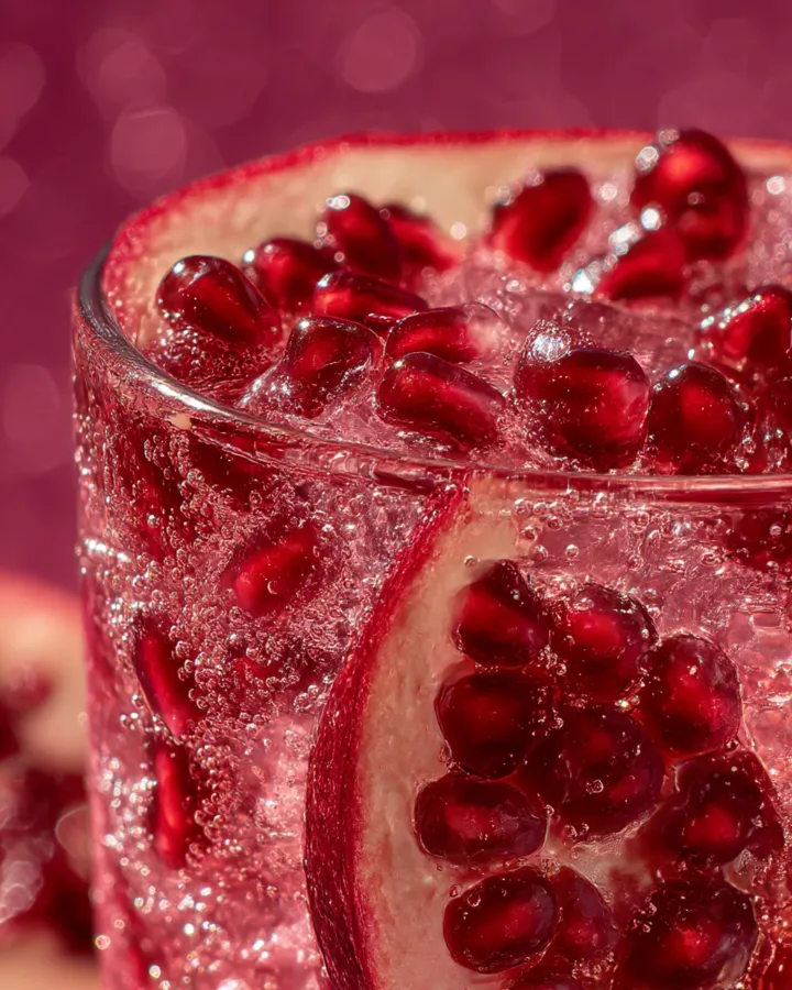 Sparkling Pomegranate Mocktail