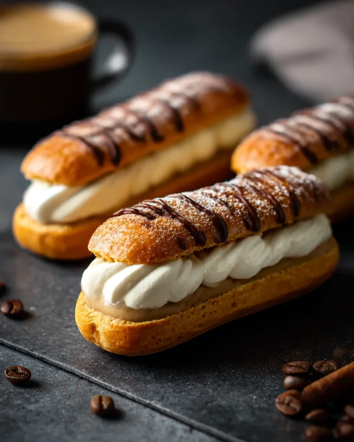 Spiced Pumpkin Chai Éclairs