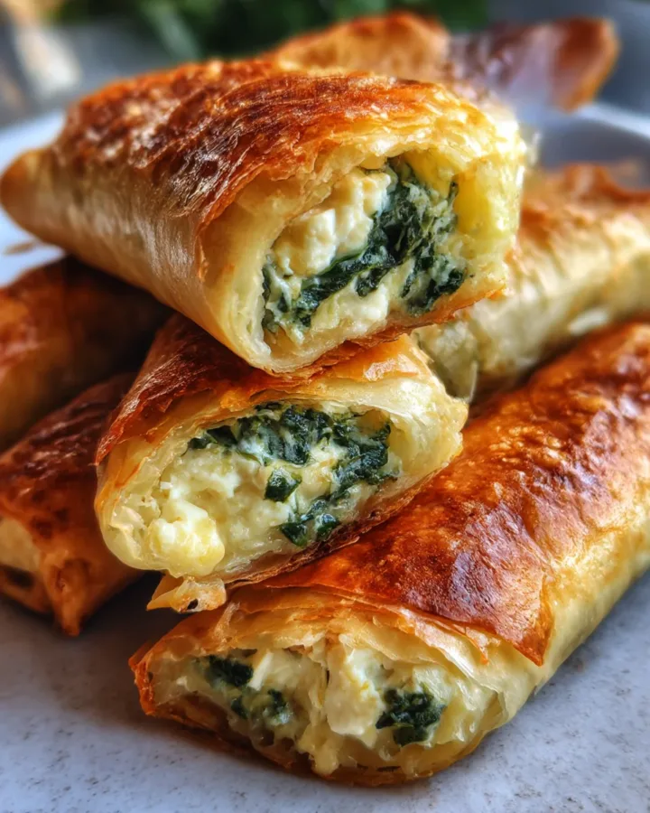 Spinach and Feta Stuffed Borek