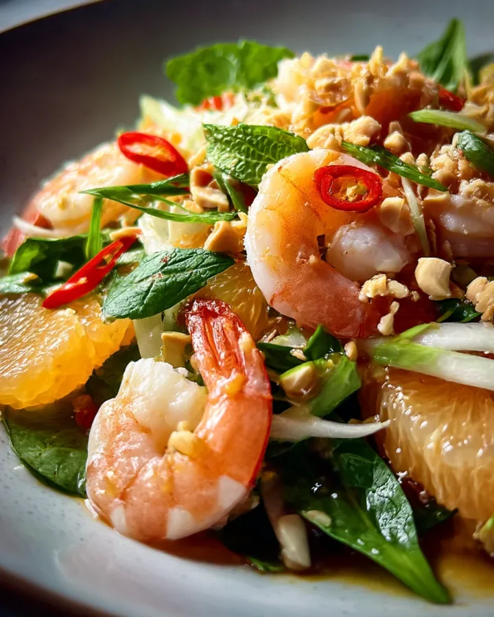 Thai-Inspired Pomelo & Shrimp Salad