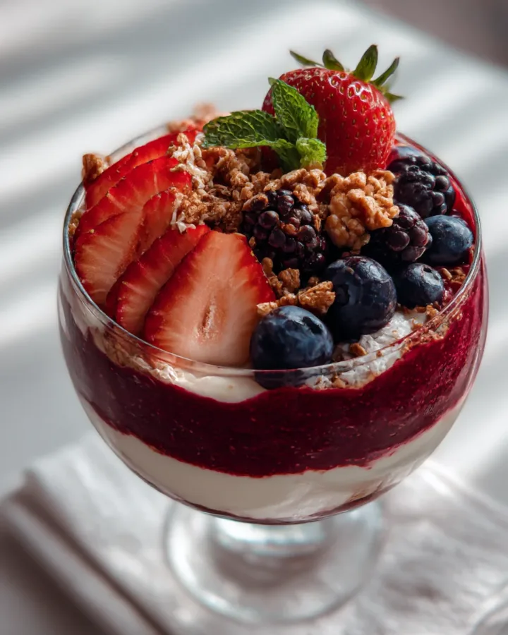Tropical Acai Berry Parfait