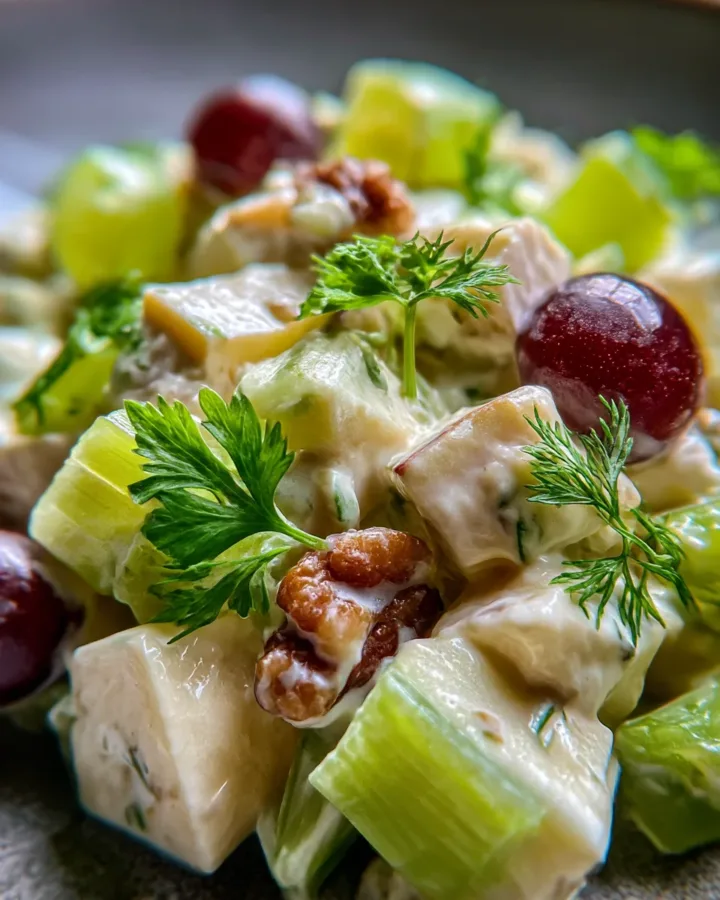 Waldorf Salad with Apples and Celery