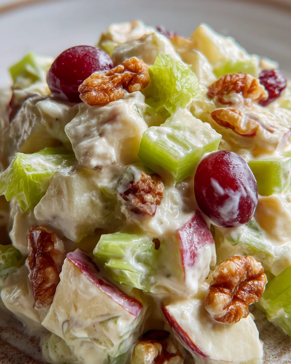 Waldorf Salad with Apples and Celery